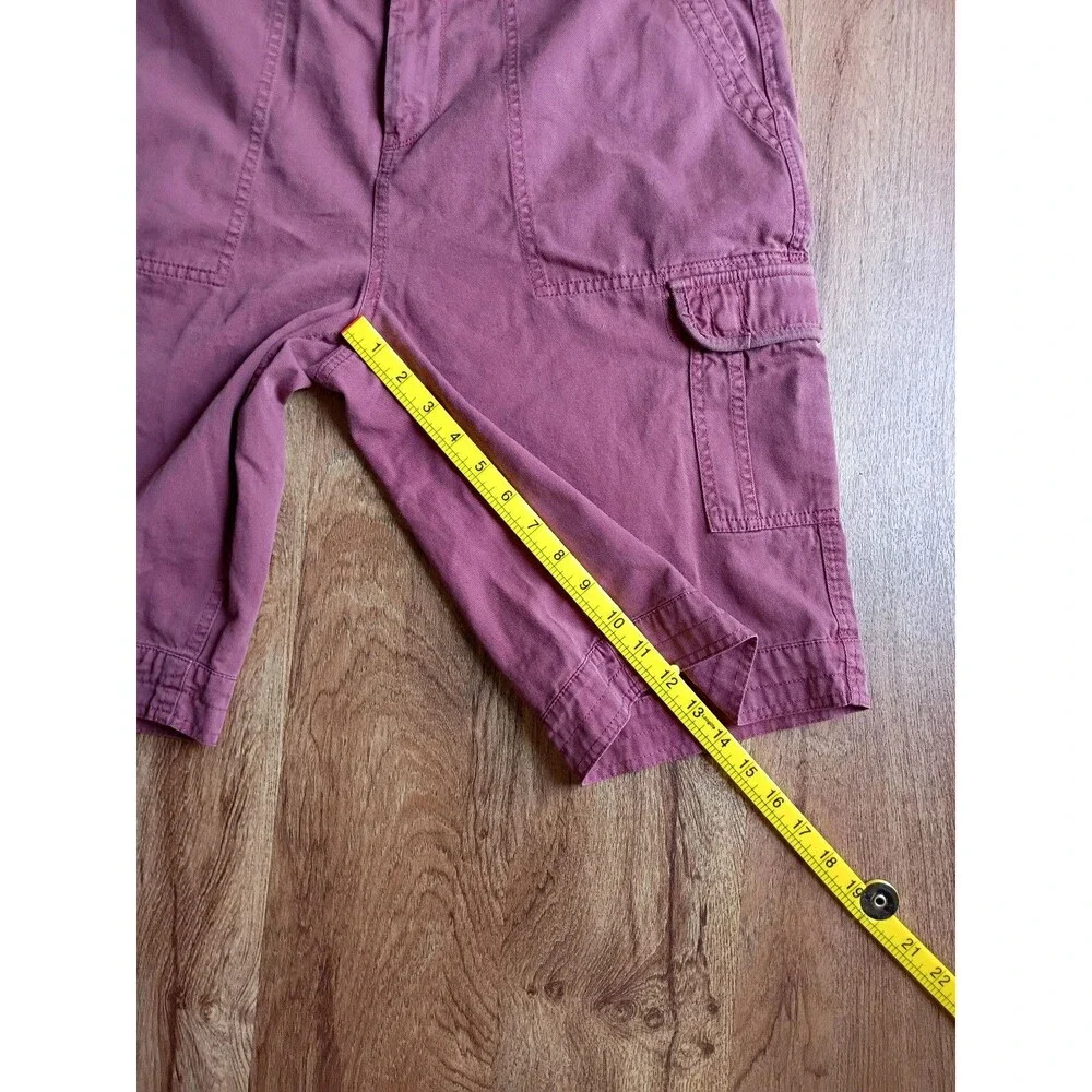 Carbon2Cobalt Cargo Shorts Men's 36 Faded Red